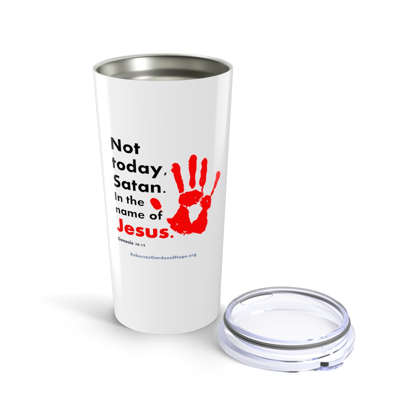 Tumbler 20oz Not Today Satan