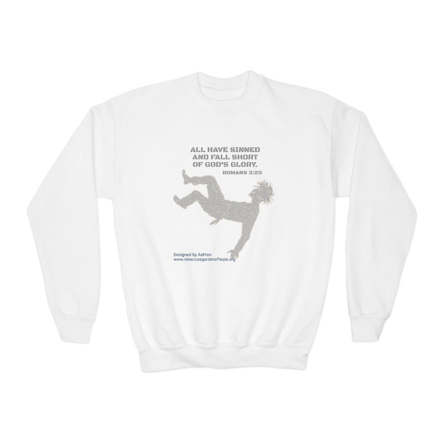 Romans 3:23 Youth Crewneck Sweatshirt