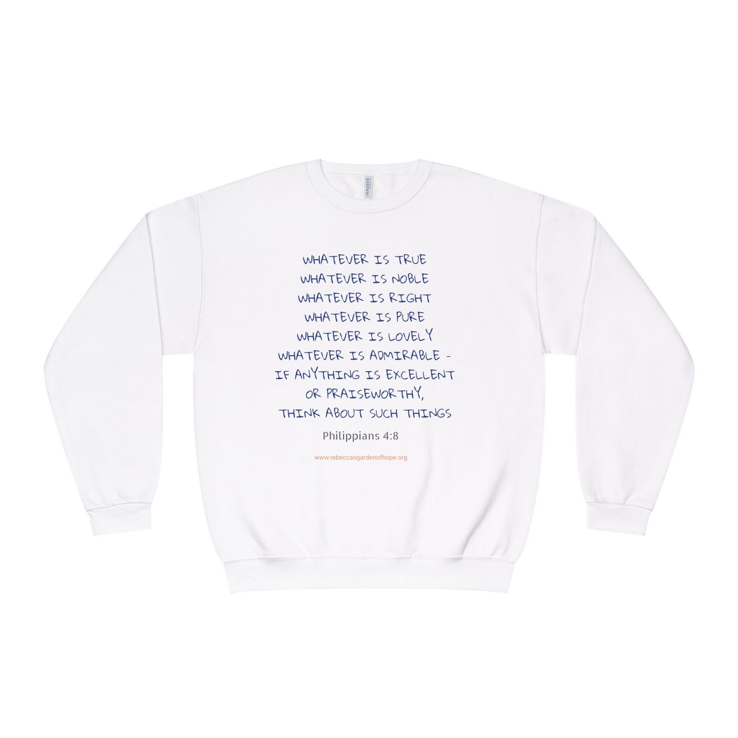 Philippians 4:8 Unisex Crewneck Sweatshirt