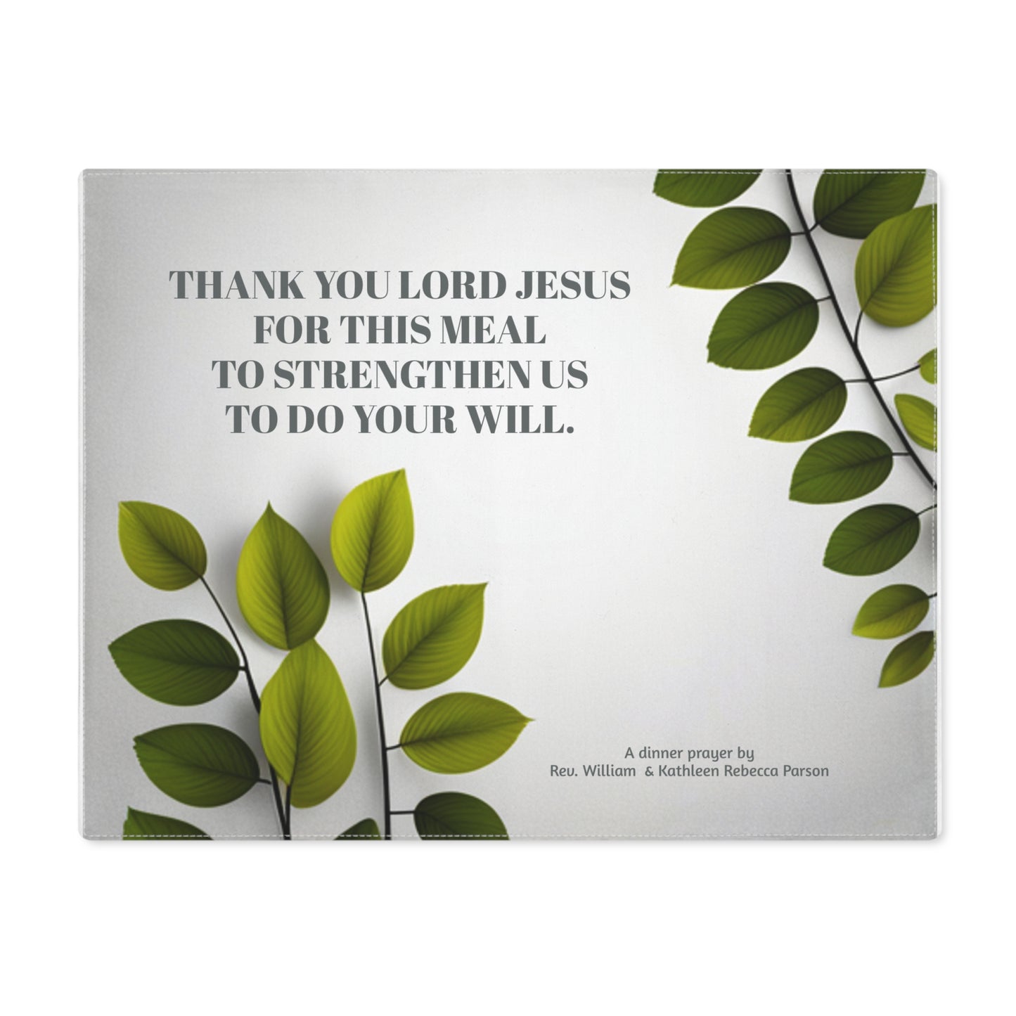 Dinner Prayer Placemat, 1pc