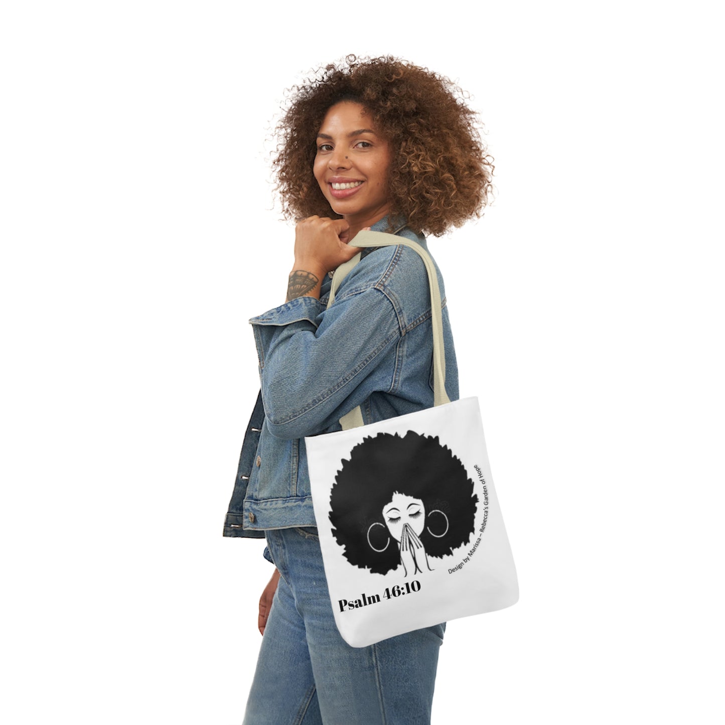 Psalm 46:10 Be Still and know that I am God....  Tote Bag