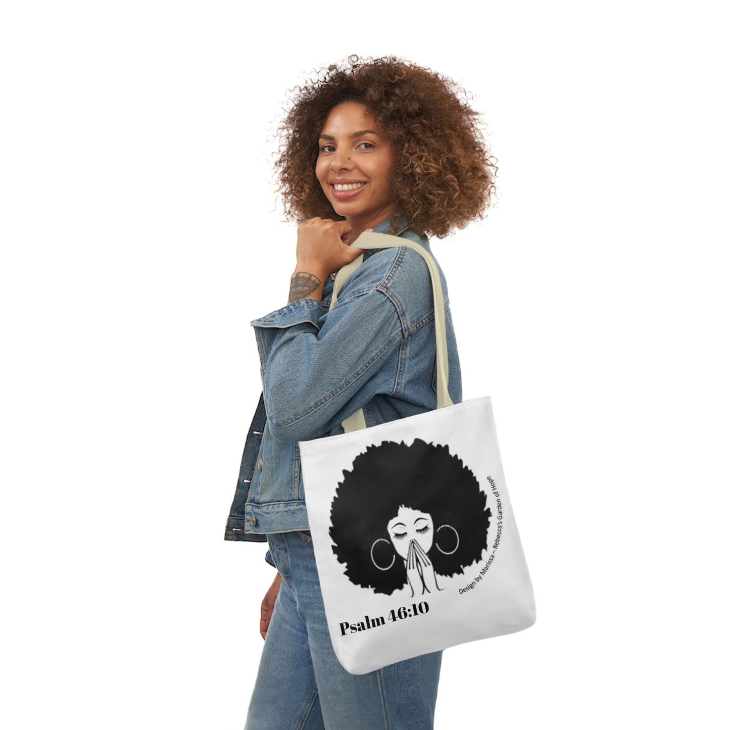 Psalm 46:10 Be Still and know that I am God....  Tote Bag