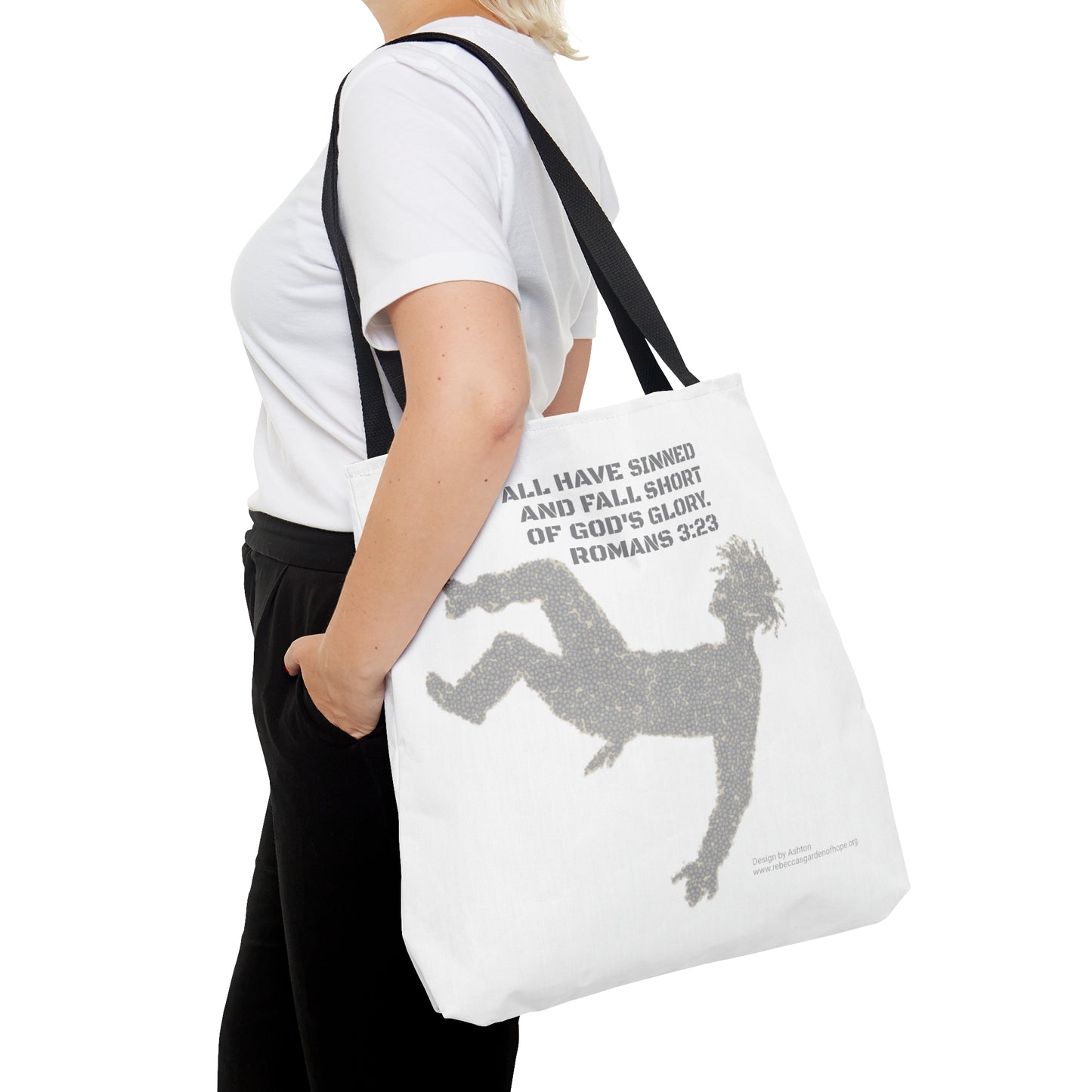 Romans 3:23  Tote Bag