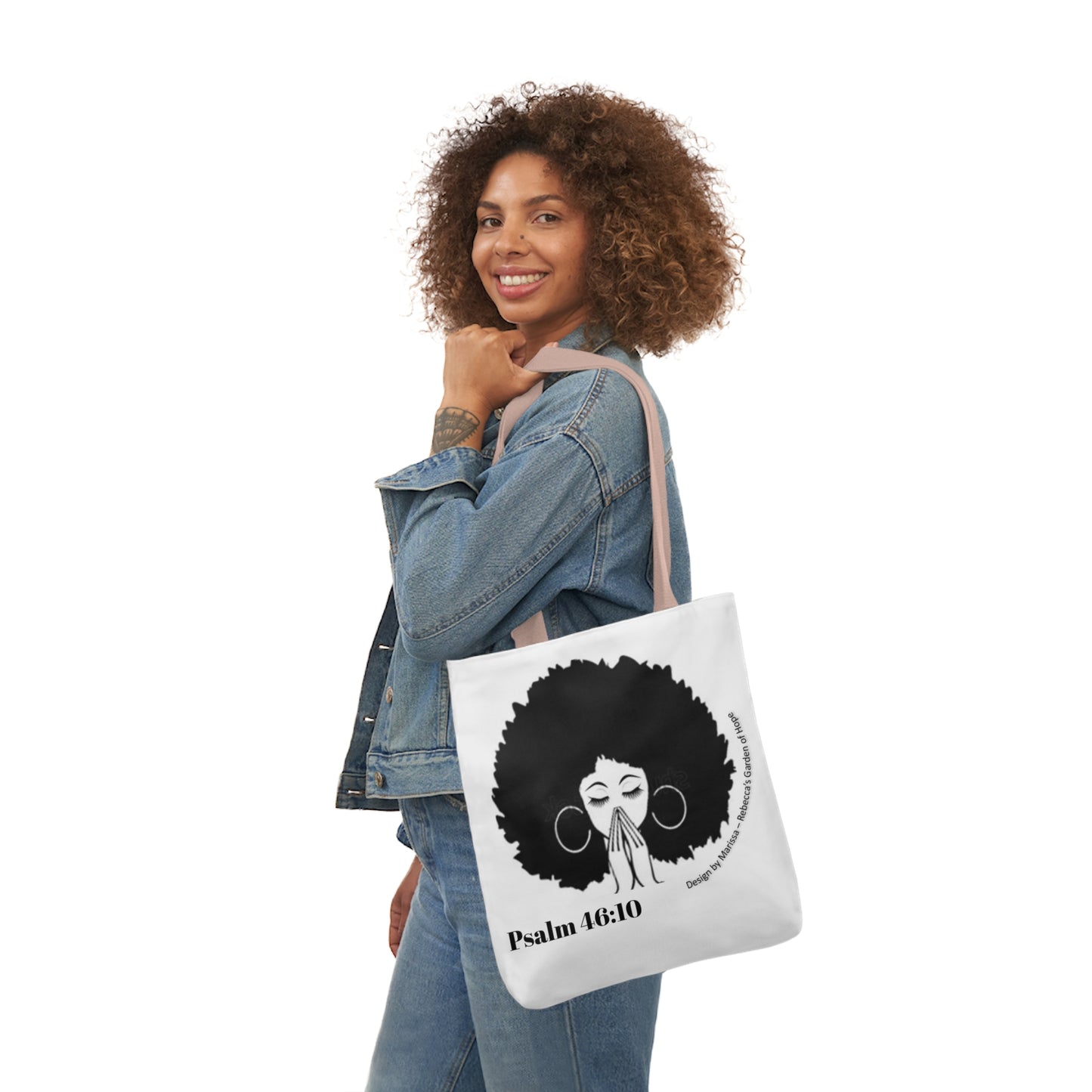 Psalm 46:10 Be Still and know that I am God....  Tote Bag