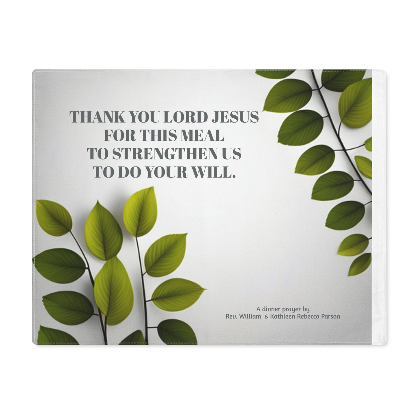 Dinner Prayer Placemat, 1pc