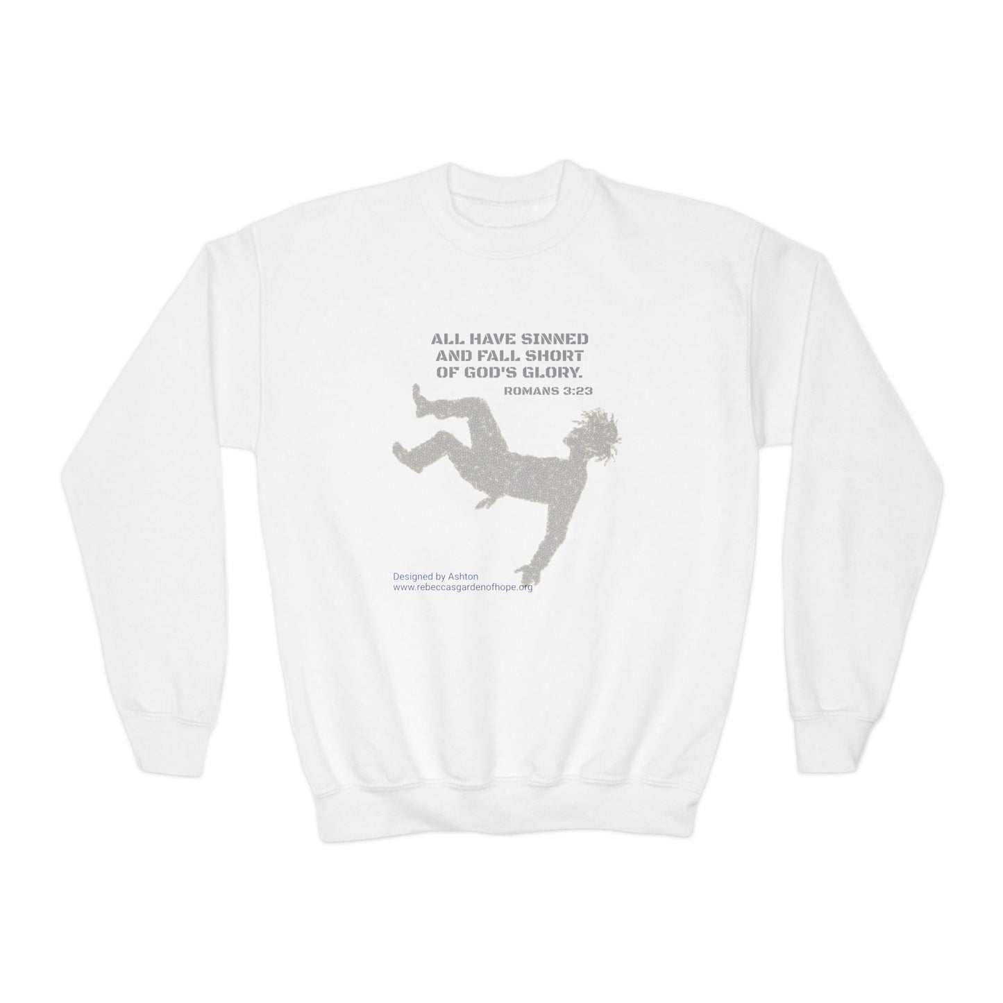 Romans 3:23 Youth Crewneck Sweatshirt