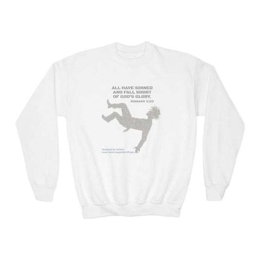 Romans 3:23 Youth Crewneck Sweatshirt