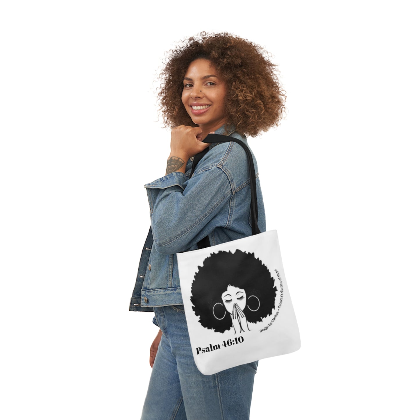 Psalm 46:10 Be Still and know that I am God....  Tote Bag