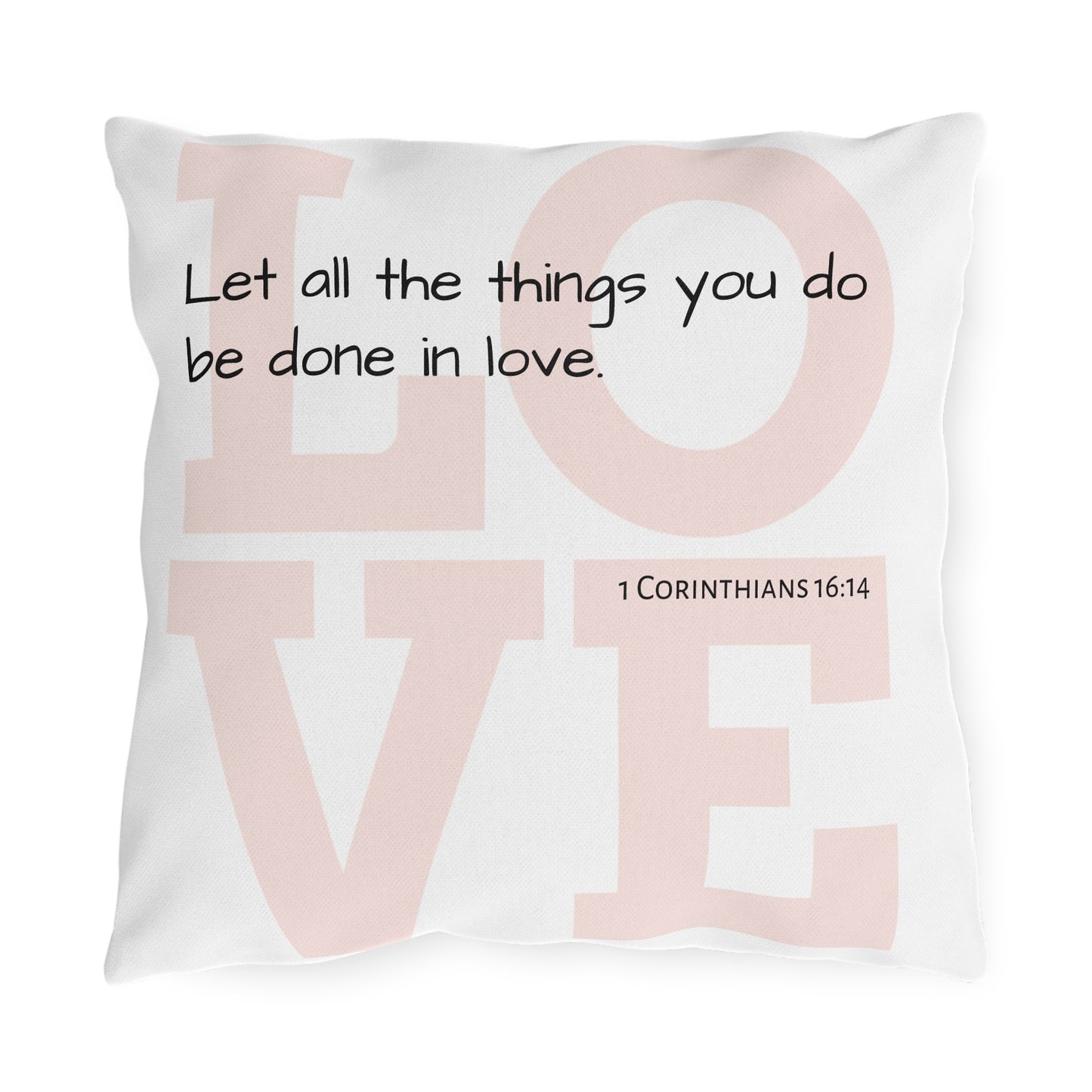 LOVE Outdoor Pillow