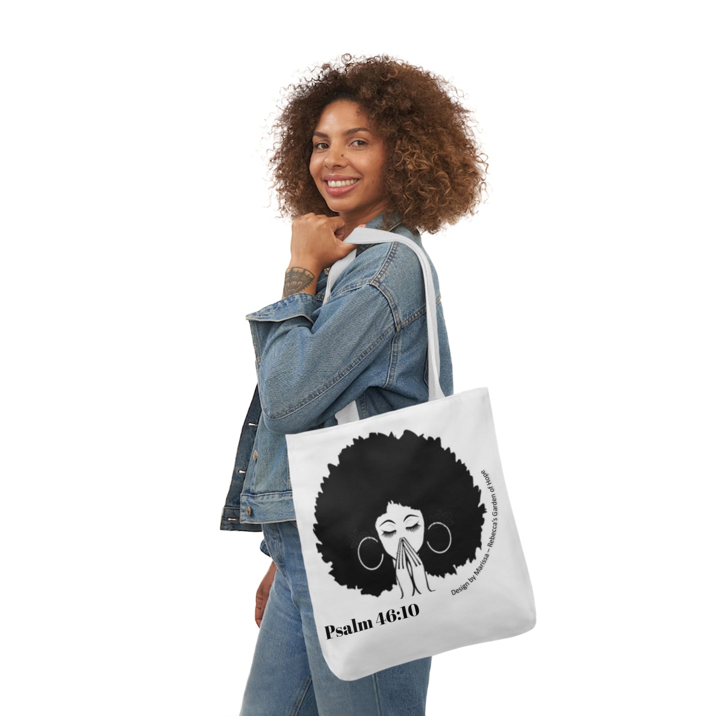 Psalm 46:10 Be Still and know that I am God....  Tote Bag