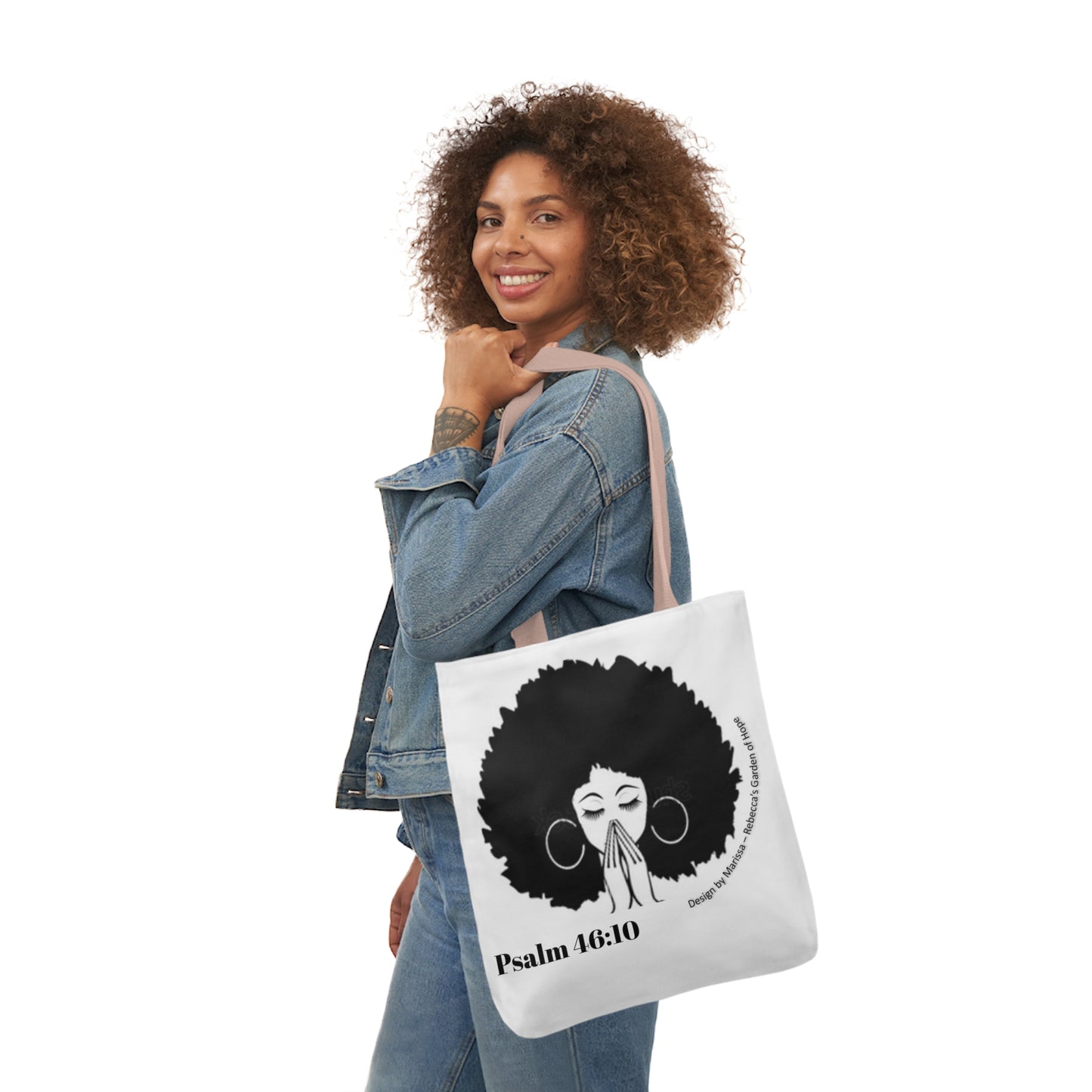 Psalm 46:10 Be Still and know that I am God....  Tote Bag